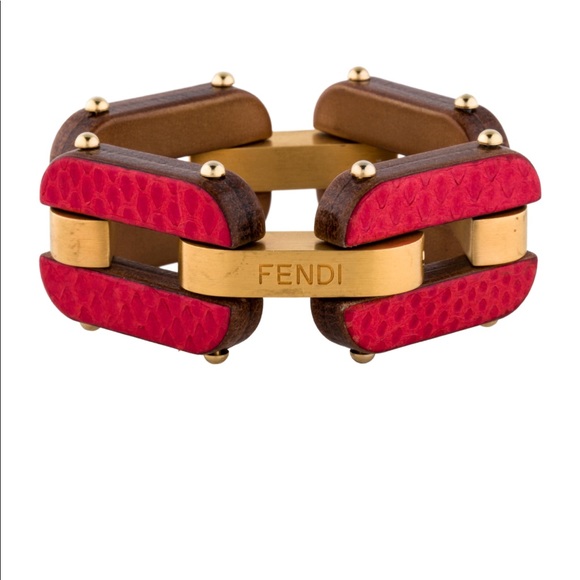 Fendi Jewelry - Fendi Wooden Chain Bracelet